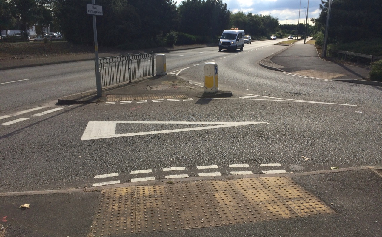 Entrance to Costco car park
