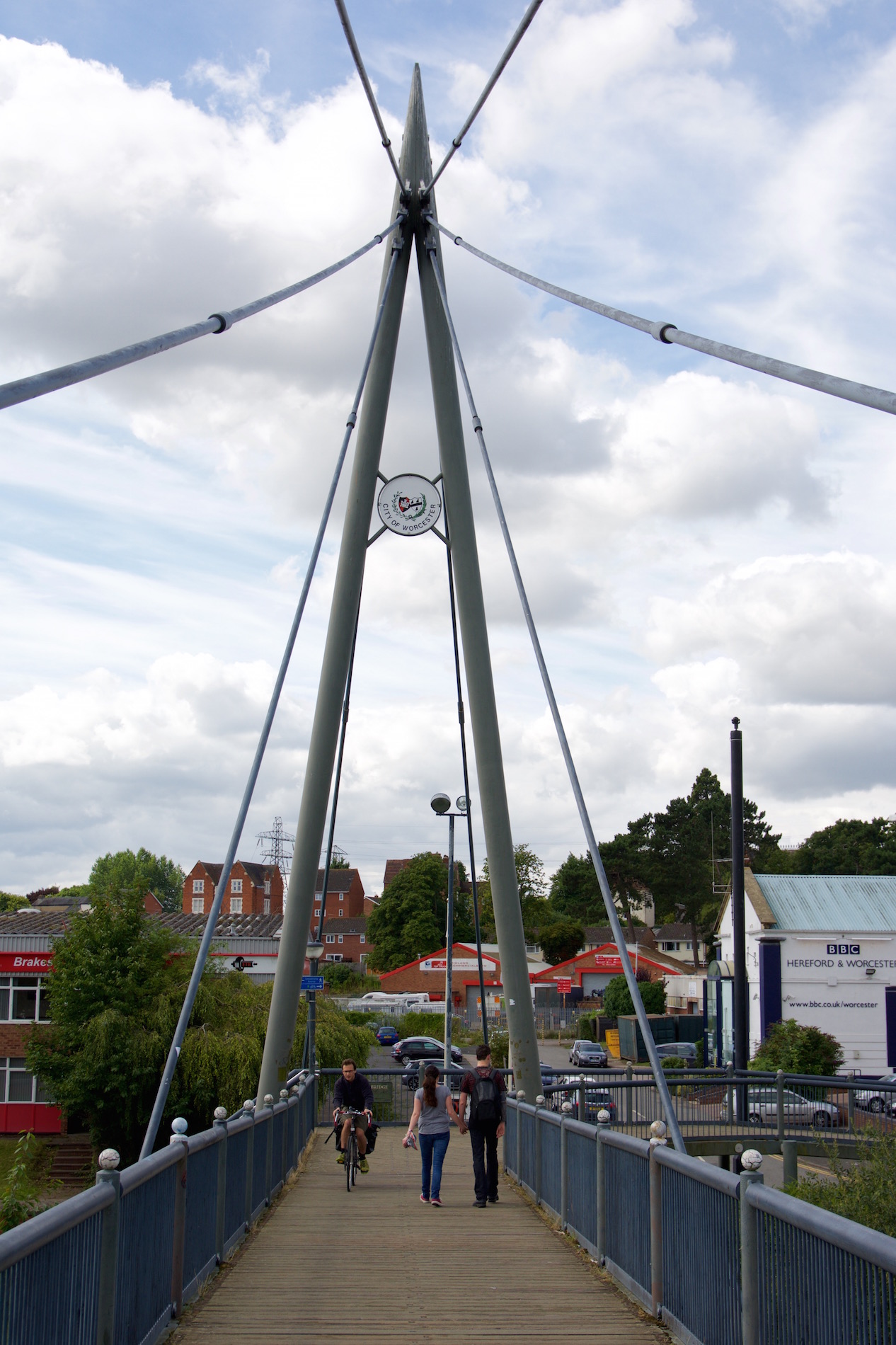 Old shared use bridge in Worcester