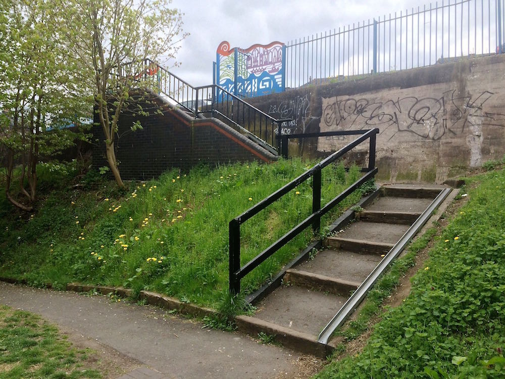 Northbrook Street steps bottom view