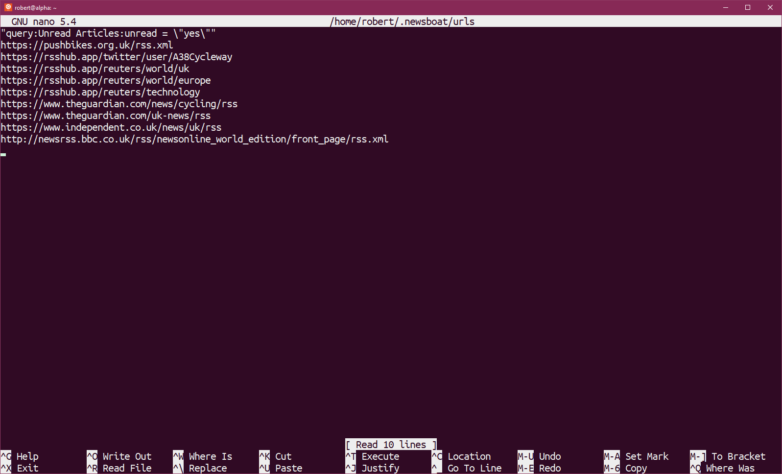 Random List Of News Feeds