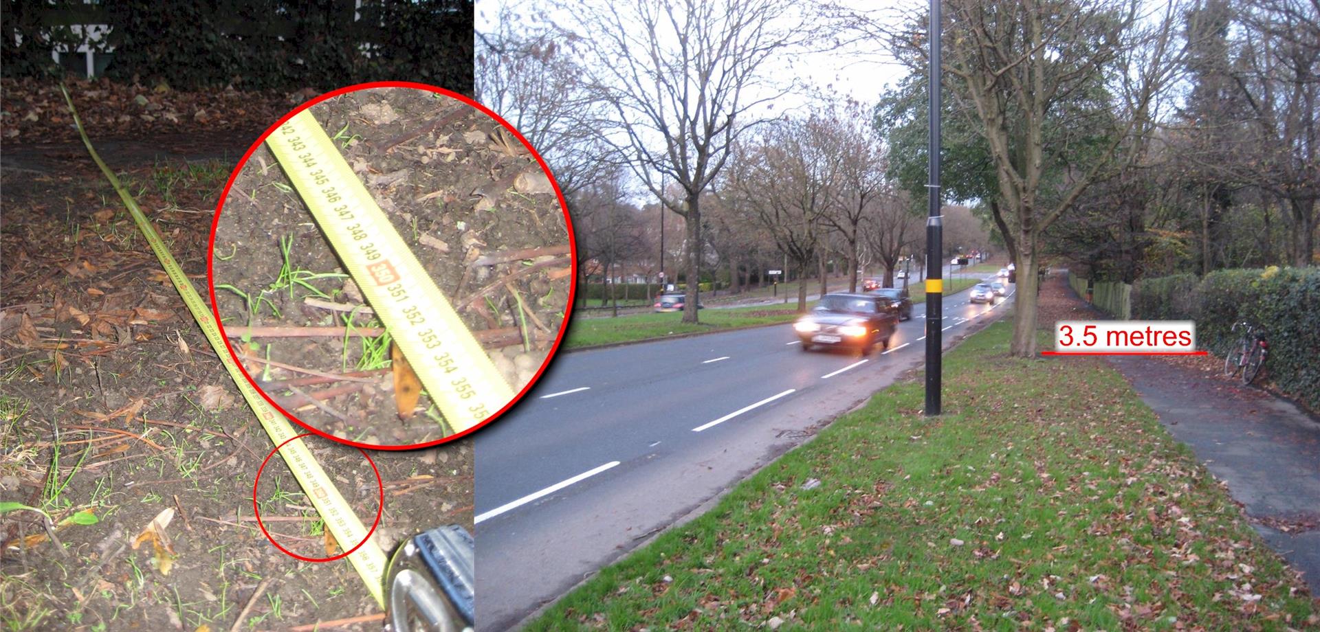 Clearly no space for cycling here