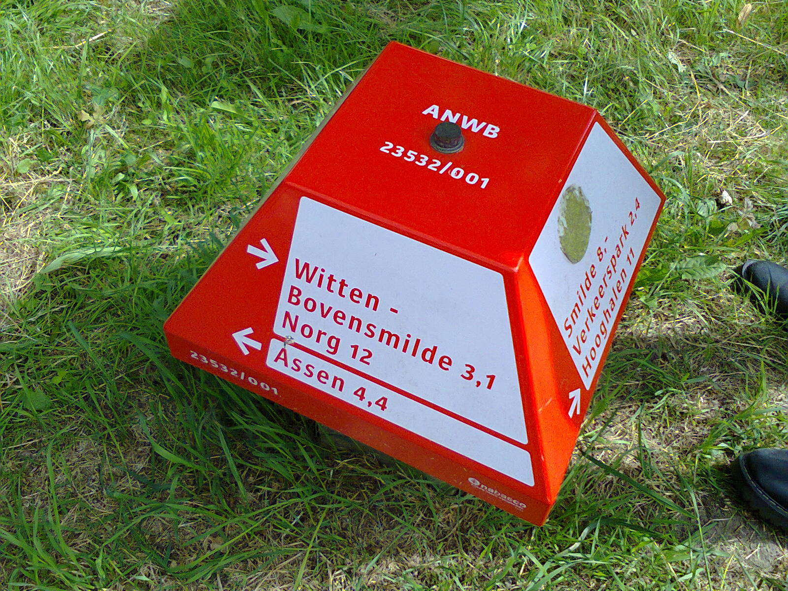 Dutch mushroom signpost