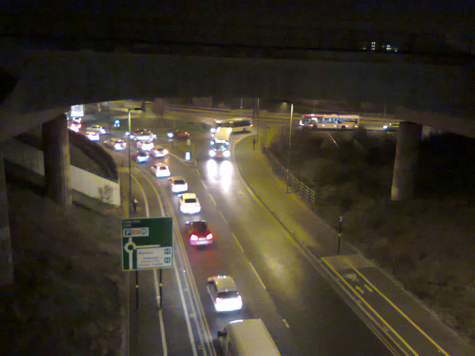 Congestion on a new road