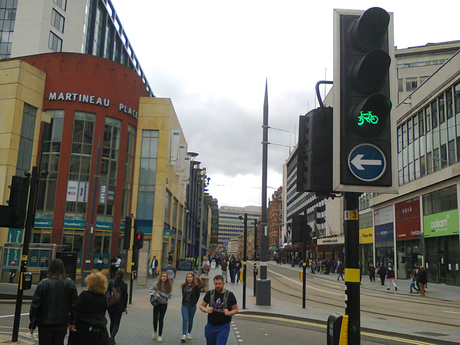 Corporation Street Junction with Bull Street Return Journey
