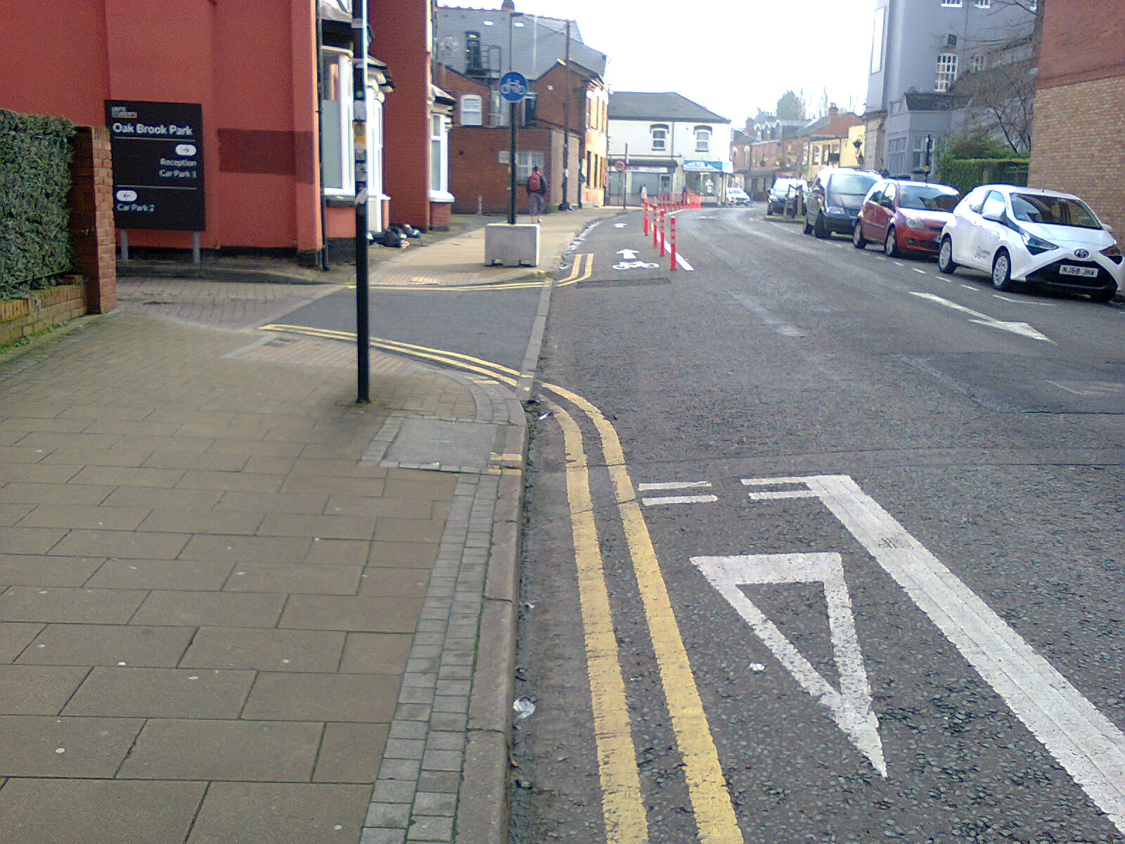 Give way to gated car park