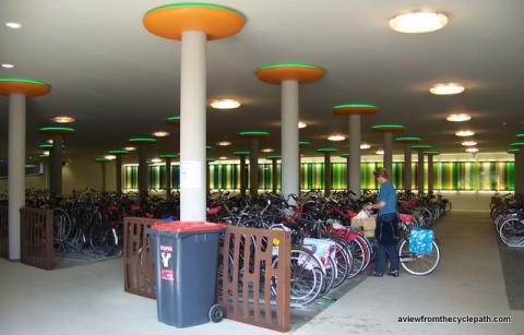 Cycle parking at Assen Station