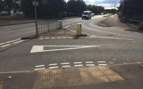 Entrance to Costco car park