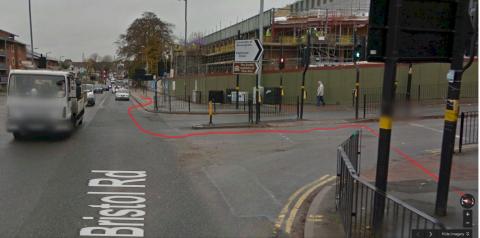 Edgbaston Park Road junction