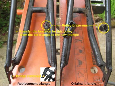 Brompton triangle differences