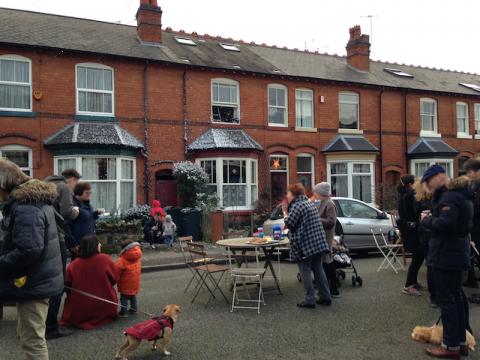 Christmas Playing Out Street Party