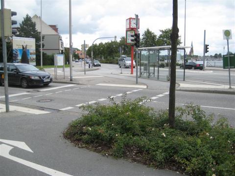 A busy junction in Schleswig