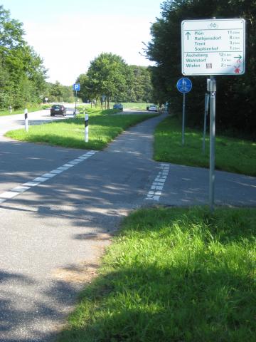 Cycling in the German countryside