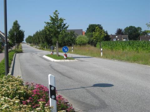 Speed reduction chicane