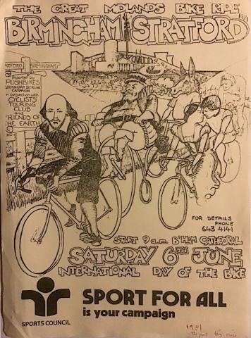 Push Bikes Stratford Ride Flyer