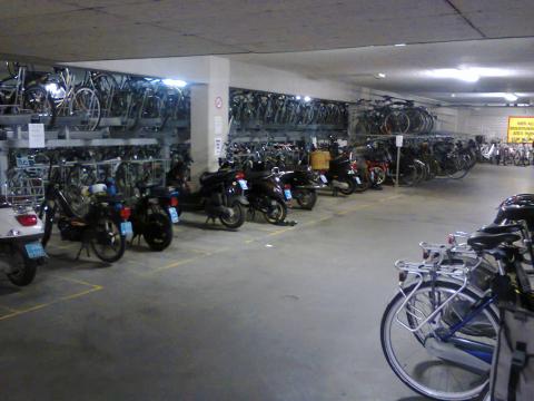 Covered cycle parking