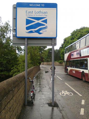 Buster in East Lothian