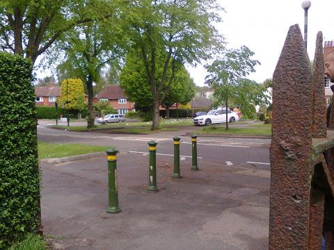Bournville Lane from Gallows Brook Path