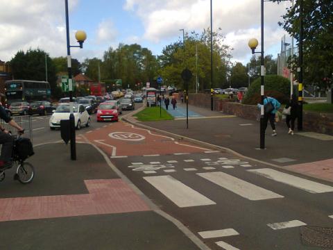 Poorly Designed Parallel Crossing at Selly Oak