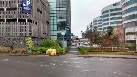 A shortcut for pedestrians, but not cyclists