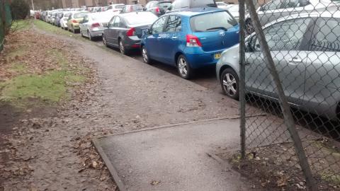 A poor quality path at the QE