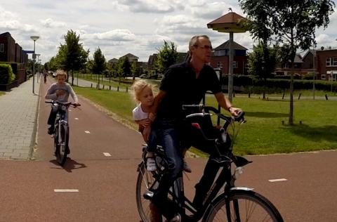 The school run in the Netherlands
