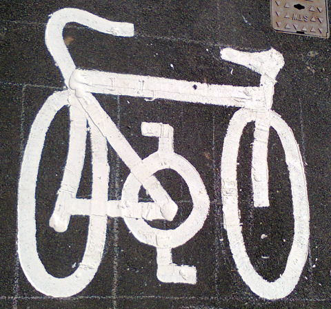 Badly drawn bike icon
