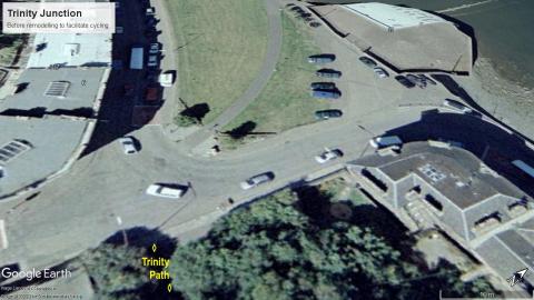 Trinity Junction in Edinburgh (Before Remodelling)