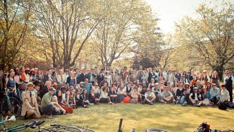 Vintage ride group photo