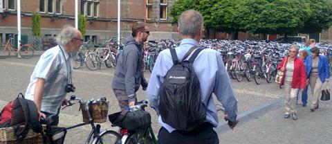 Cycles parked in Groningen