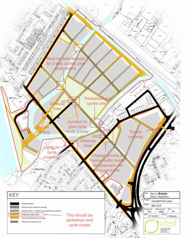 Push Bikes' recommendations for the Icknield Port Loop development