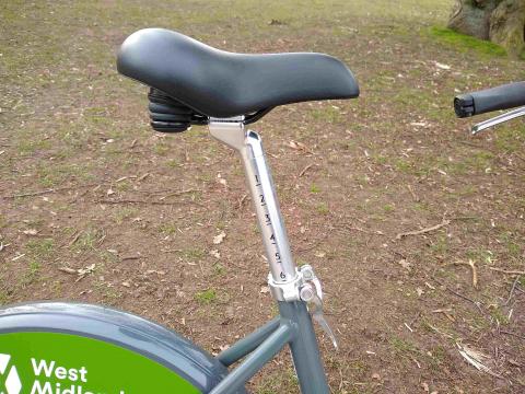 WM hire bike seat