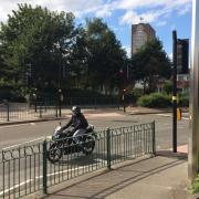 Staggered crossing close on the B1432