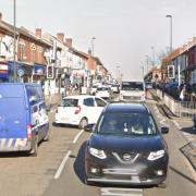 A Junction Clogged with Motor Traffic in Bordesley Green