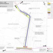 This plan shows the proposed closure of part of Tessall Lane to motor traffic. 
