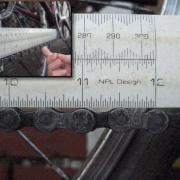 Measuring chain wear