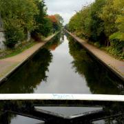 A view of the Birmingham main line canal