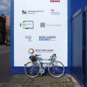 Construction billboard with West Midlands organisations