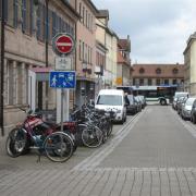 Traffic calming area in Erlangen