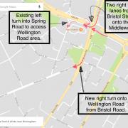 Spring Road access into the Wellington Road area