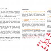 What can you do to tackle congestion