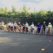Big Birmingham Bike recipients at Nechells Wellbeing Centre