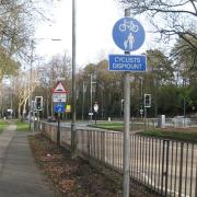 Ride your bike dismounted