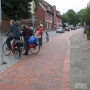 Segregated cycle path  in Preetz