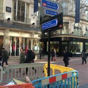 Cycle signs on New Street photo 2