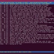 Newsboat RSS Unread News Aggregation