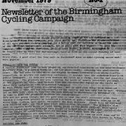 The First Push Bikes Newsletter