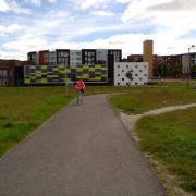 Temporary cycle path