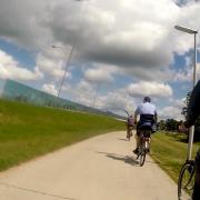 Trucks separated from bikes