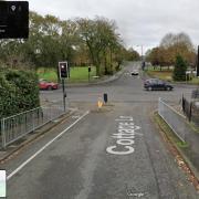 A Google Street View of Water Orton Lane from Cottage Lane.