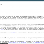 Push Bikes Website Viewed with w3m